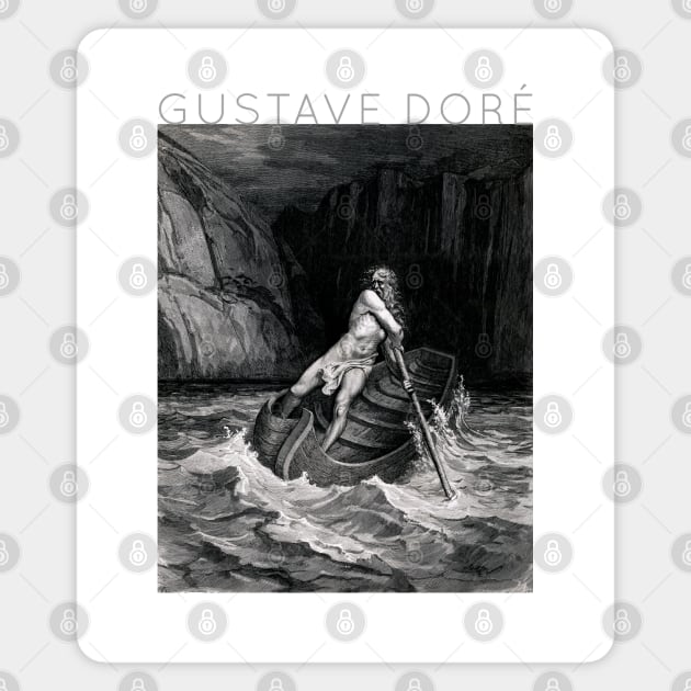 Gustave Doré - Charon Magnet by TwistedCity